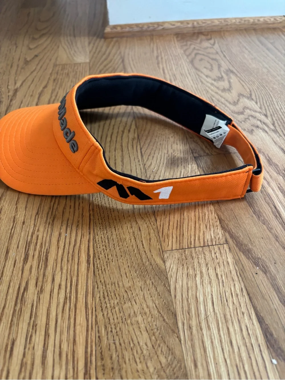 Taylormade NWOT Visor Golf Orange Snap Back One Size Fits All Polyester